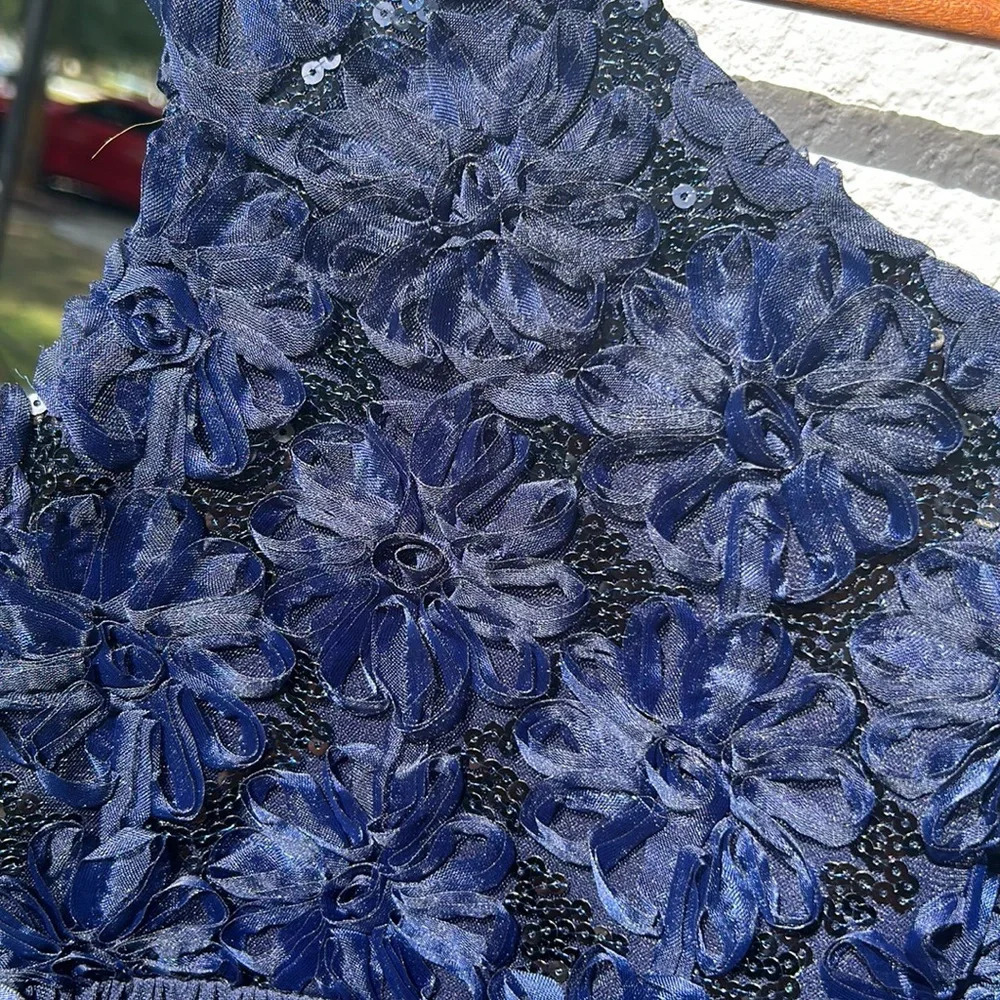 Formal Navy Blue dress size 16 - Picture 4 of 7